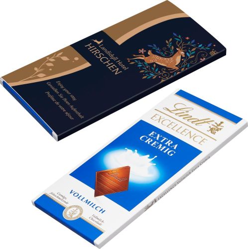 Lindt & Sprüngli EXCELLENCE Vollmilch-Schokoladentafel als Werbeartikel