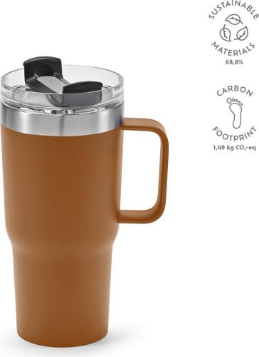 Neman Tasse recy. Edelstahl 580 ml als Werbeartikel