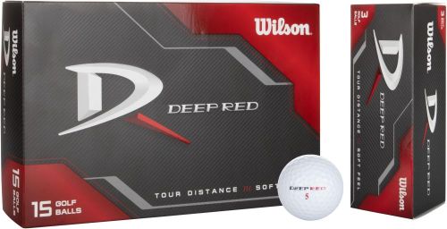 Golfball Wilson Deep Red - inkl. Digitaldruck als Werbeartikel