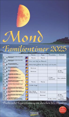 Korsch Kalender Mond-Familientimer als Werbeartikel