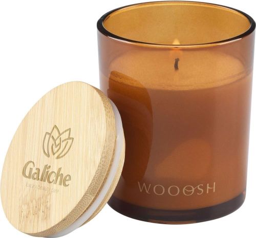 Wooosh Scented Candle Musk Peach Duftkerze als Werbeartikel