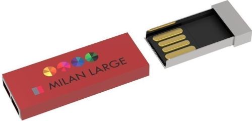 USB Stick Milan Large 3.0 Red, 16 GB Premium als Werbeartikel