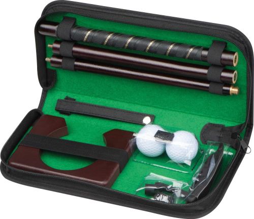 Büro Golfset mit Holzputter, 21100 als Werbeartikel