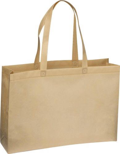 Non Woven Tasche mit Bodenfalte, 63652 als Werbeartikel