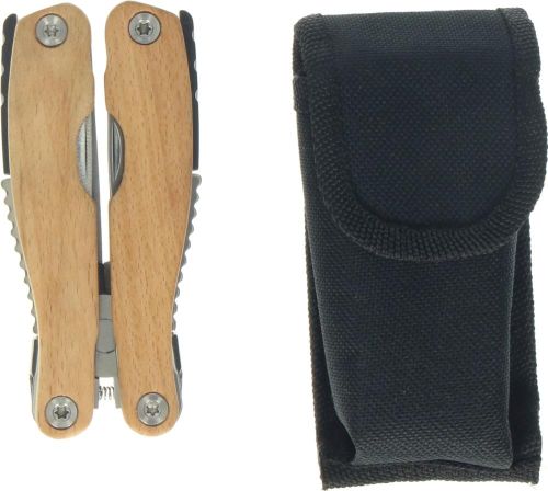 Multitool Wood, groß als Werbeartikel