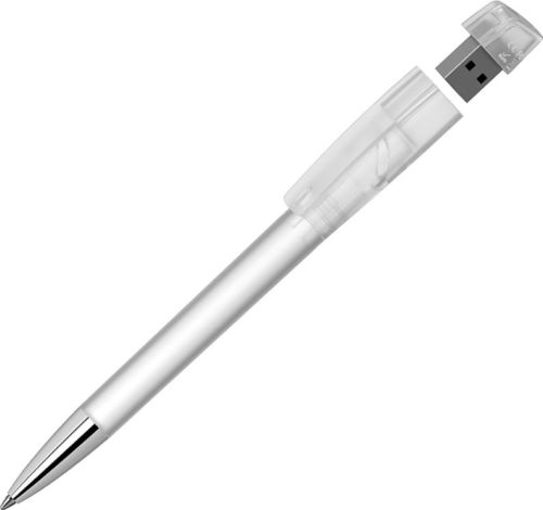 Klio Kugelschreiber mit USB-Stick Turnus softfrost Mn USB 2.0 als Werbeartikel