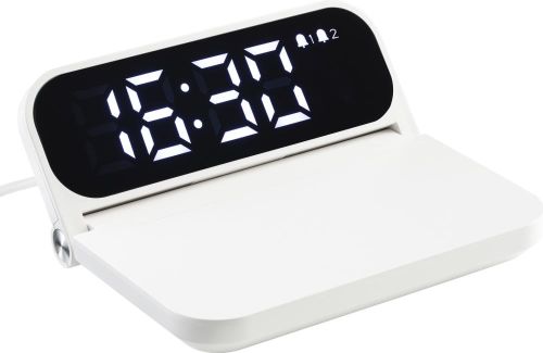 Fast Wireless Charger mit Wecker Reeves-Boxburn als Werbeartikel