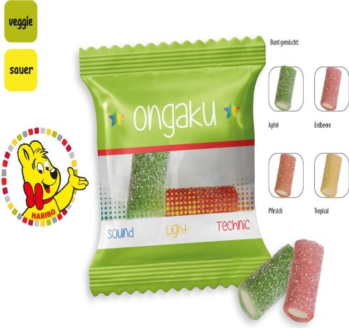 Haribo Rainbow Fizz Werbetüte, 9 g - inkl. Werbedruck als Werbeartikel