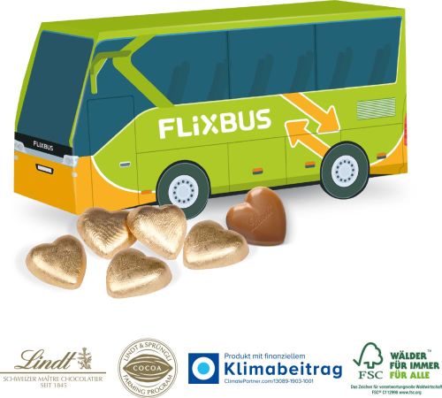 3D Präsent Bus als Werbeartikel