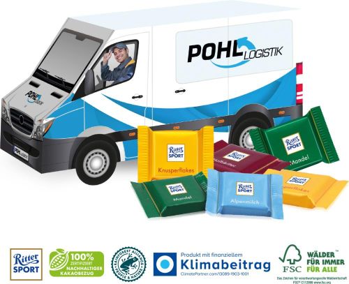 3D Präsent Transporter als Werbeartikel