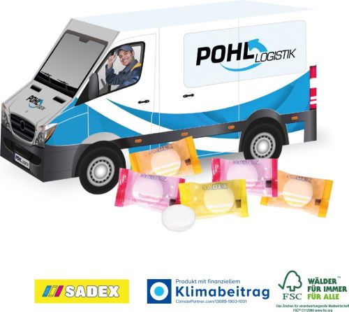 3D Präsent Transporter als Werbeartikel