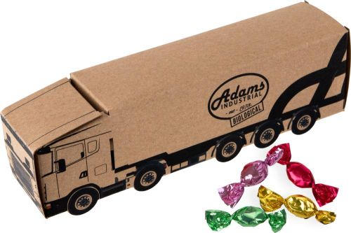 LKW Metallic Sweets Kraftpapier als Werbeartikel