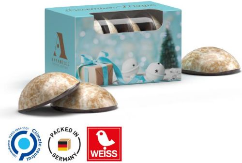 Lebkuchen 4er Mini in Werbebox - inkl. Druck als Werbeartikel