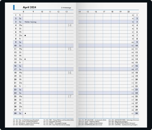 BRUNNEN Taschenkalender Modell 10D Alpha als Werbeartikel