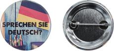 Button mit Nadel 37 mm inkl. 4c-Werbedruck als Werbeartikel