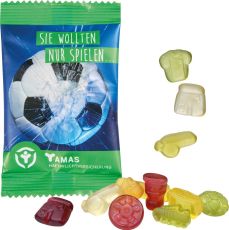 Fruchtgummi STANDARD 15 g, im konventionellen Tütchen als Werbeartikel