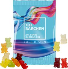 Fruchtgummi 100g Tüten - XXL-Bärchen als Werbeartikel