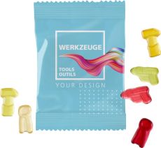 Fruchtgummi 10g Tüten - Werkzeuge als Werbeartikel