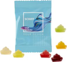 Fruchtgummi 10g Tüten - Schiff als Werbeartikel