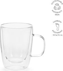 Elbe 350 Tasse Borosilikat Glas 300 ml als Werbeartikel