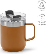 Shinano Tasse recy. Edelstahl 440 ml als Werbeartikel