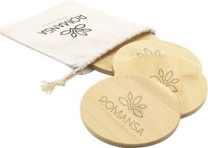 Bamboo Coaster Set Untersetzern als Werbeartikel