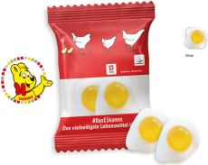 Haribo Spiegelei Werbetüte, 2 Stück als Werbeartikel