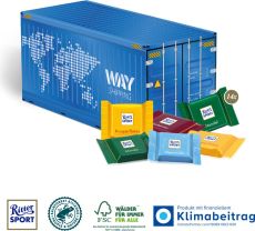 3D Präsent Container, Klimaneutral, FSC® als Werbeartikel