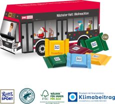 3D Präsent Bus, Klimaneutral, FSC® als Werbeartikel