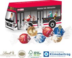 3D Präsent Bus, Klimaneutral, FSC® als Werbeartikel