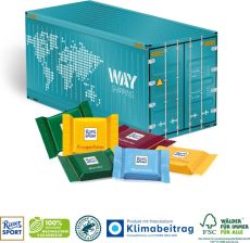 3D Präsent Container, Klimaneutral, FSC® als Werbeartikel