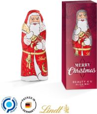 Lindt Weihnachtsmann 40 g in Werbebox - inkl. Druck als Werbeartikel